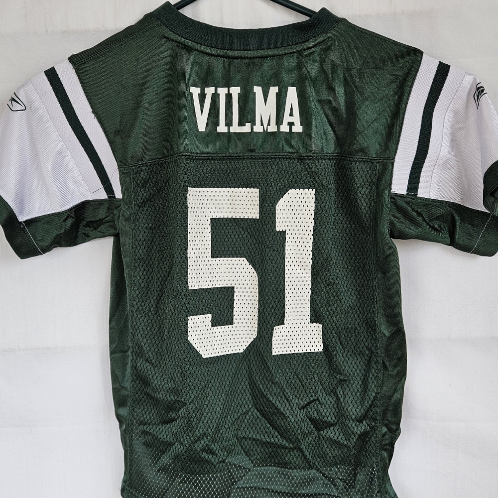 Jonathan Vilma Jets Football Jersey Boys M Youth